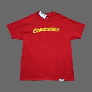 Cookies Cookiesmania SS Tee Red Yellow NWT Mens XL CM233TSP58
